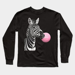 Zebra Adapting Africa Long Sleeve T-Shirt